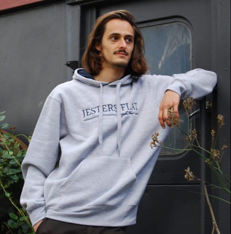 Jesters Flat Hoodie - Grey