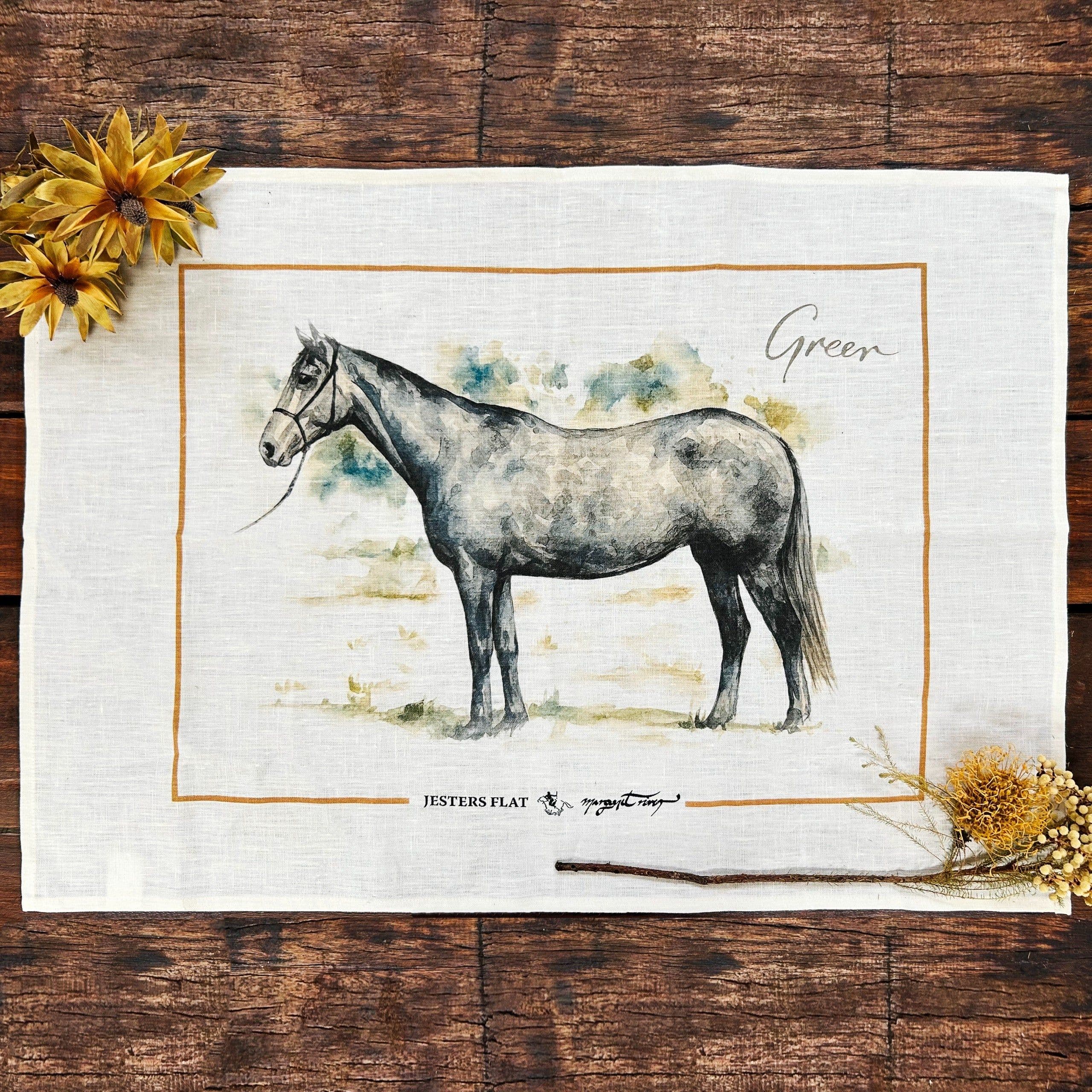 Jesters Flat Tea Towels Greer