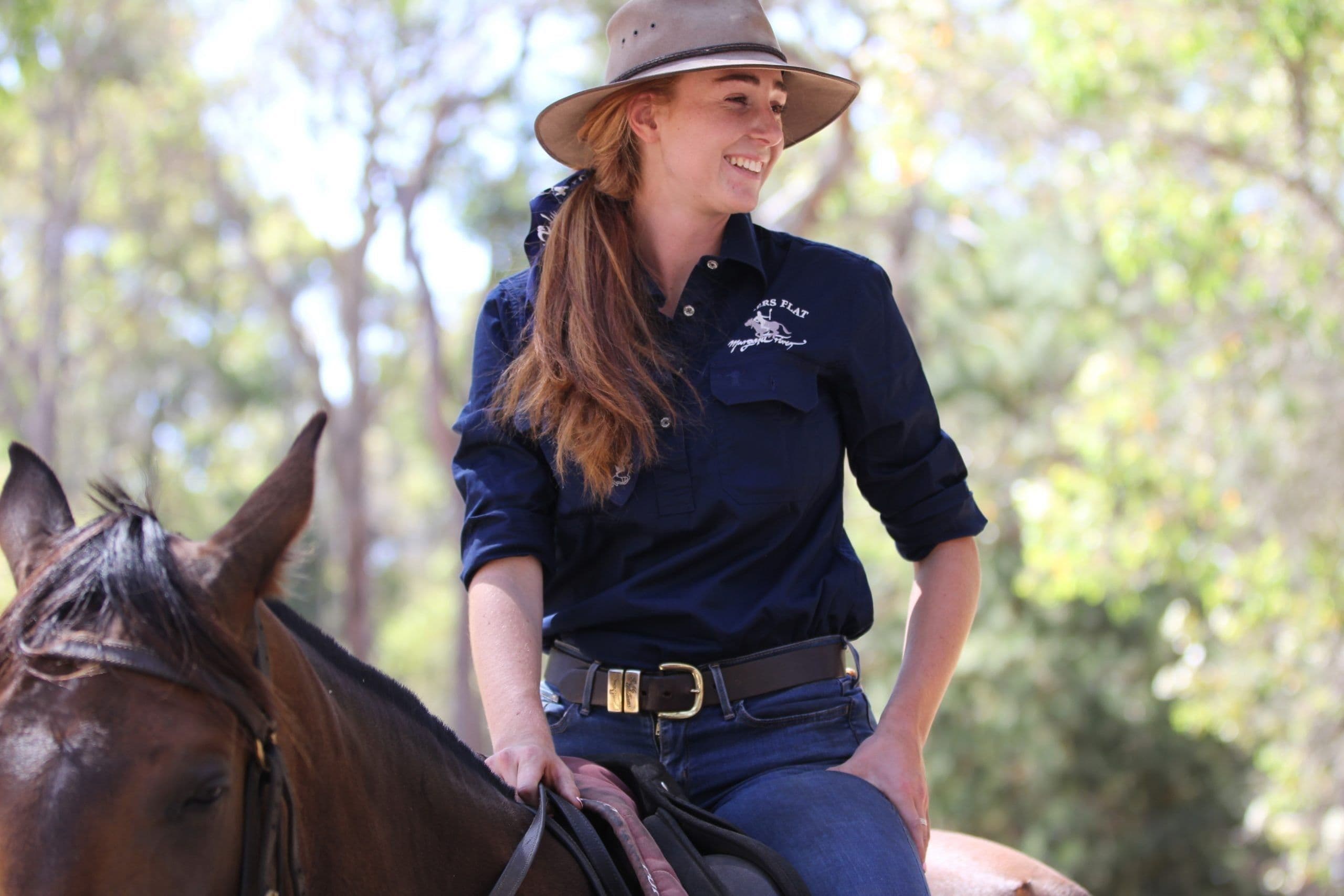 Work Shirts Womens LS Navy