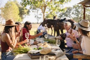 Long table lunch